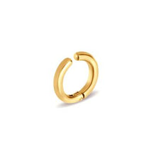 Load image into Gallery viewer, A dainty coil ring to add a little more detail to your everyday fit.   Materials: 18k gold plated stainless steel  Measurements: 1.4 cm   Allergy Information: Hypoallergenic